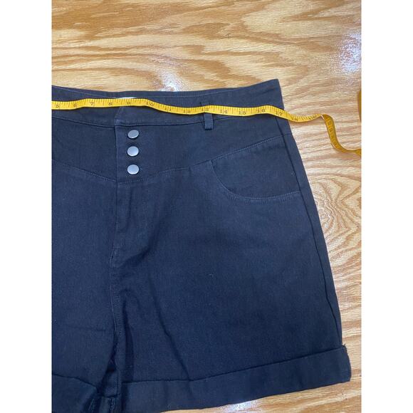 Elodie black rolled cuff size Large NWOT (b40) - Picture 3 of 6